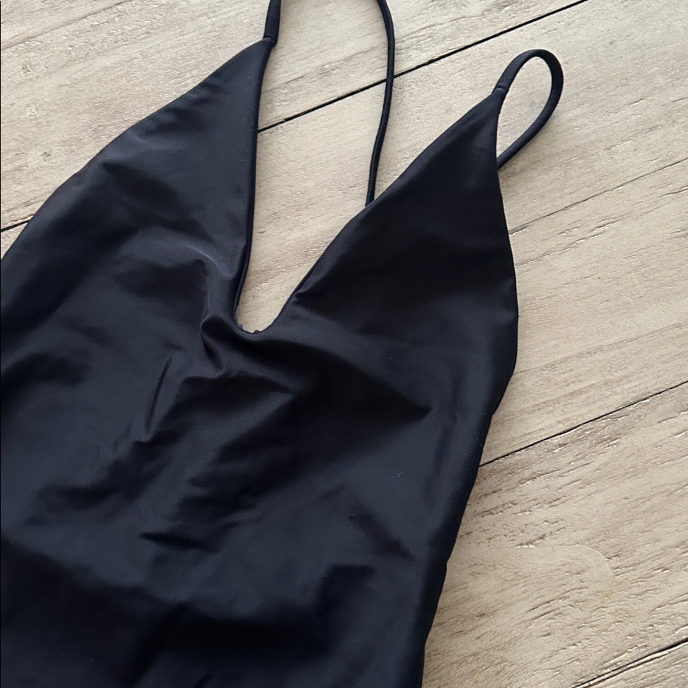 JADE SWIM All In One Piece Black Matte Size M - Picture 4 of 7